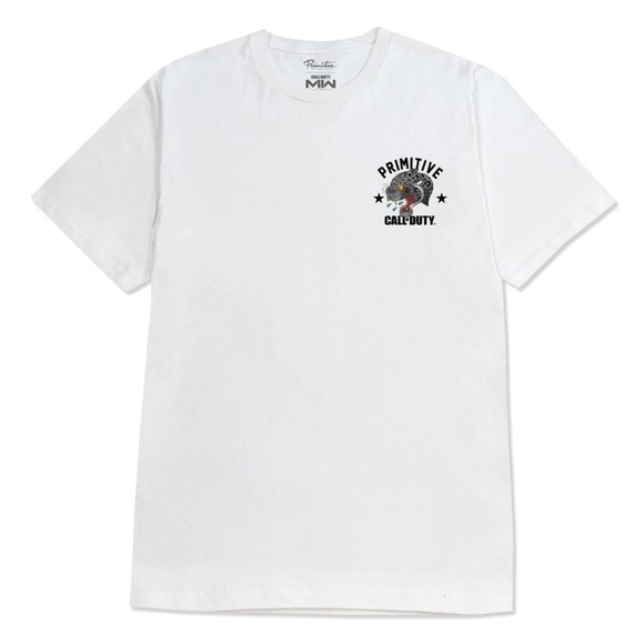 PRIMITIVE X CALL OF DUTY JAGUAR T-SHIRT WHITE Adult size medium - Picture 7 of 7
